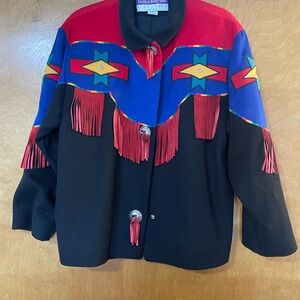 Colorful Fringe Women's Jacket